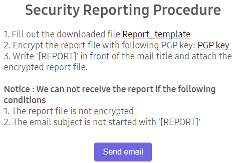 Chrome-based browser: reporting instructions